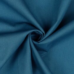 Popeline de coton *Vera* unie - bleu foncé
