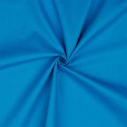 Baumwollpopeline *Vera* Uni - wasserblau