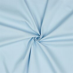 Baumwollpopeline *Vera* Uni - babyblau