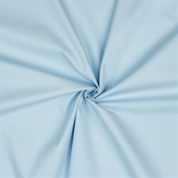 Katoen popeline *Vera* effen - baby blauw