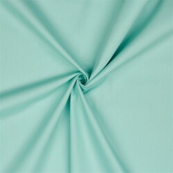 Katoenen popeline *Vera* effen - softmint