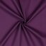 Cotton poplin *Vera* plain - aubergine