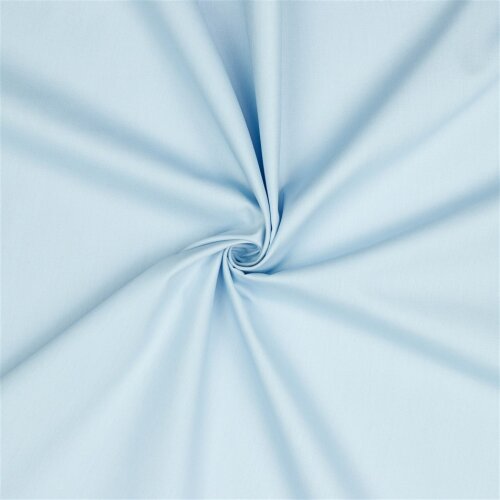 Cotton poplin *Vera* plain - light blue