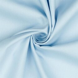 Popeline de coton *Vera* unie - bleu clair