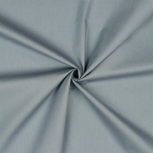 Cotton poplin *Vera* plain - stone grey