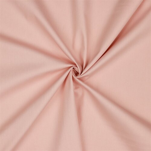 Cotton poplin *Vera* plain - light old pink