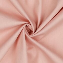 Cotton poplin *Vera* plain - light old pink