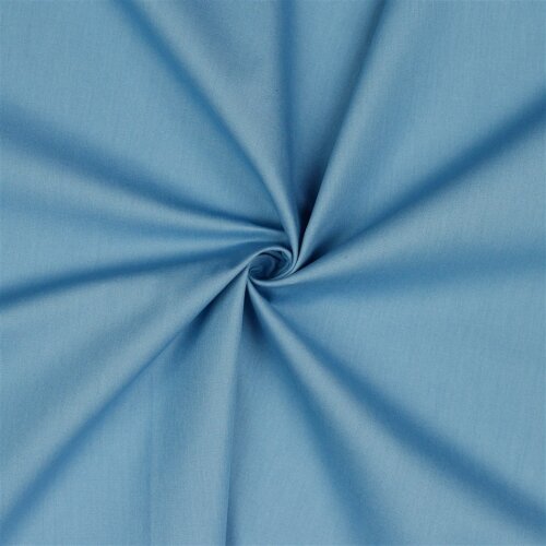 Cotton poplin *Vera* plain - shadow blue