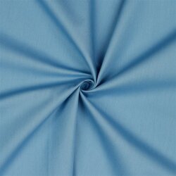Baumwollpopeline *Vera* Uni - schattenblau