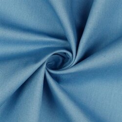 Popeline di cotone *Vera* tinta unita - blu ombra