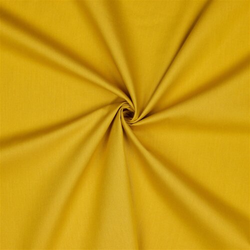 Cotton poplin *Vera* plain - ochre