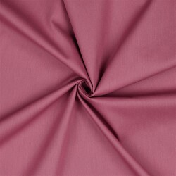 Katoenen popeline *Vera* effen - mauve
