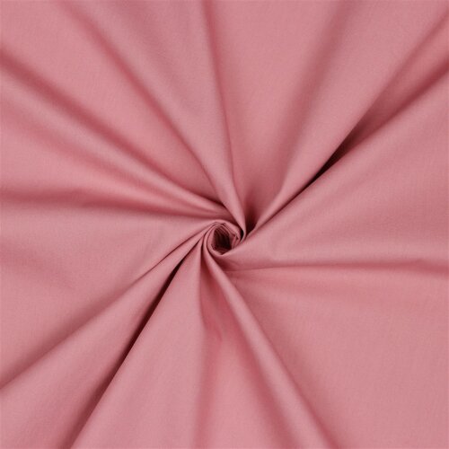Cotton poplin *Vera* plain - pearl pink