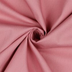 Popeline de coton *Vera* unie - rose perle
