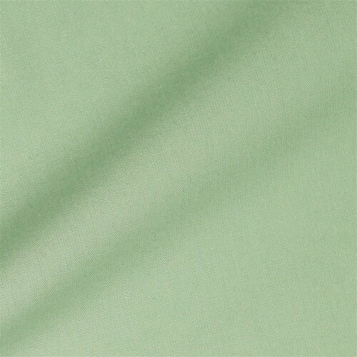 Cotton poplin *Vera* plain - light sage