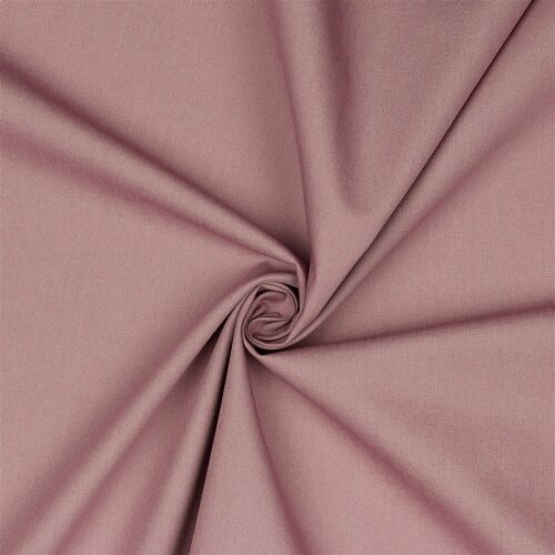 Cotton poplin *Vera* plain - light plum