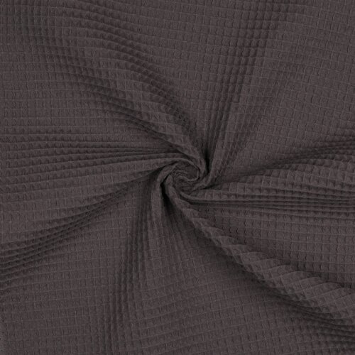 Waffle piqué *Vera* 6mm- gris oscuro