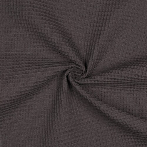 Piqué Waffle *Vera* 6mm-grigio scuro