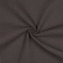 Piqué Waffle *Vera* 6mm-grigio scuro