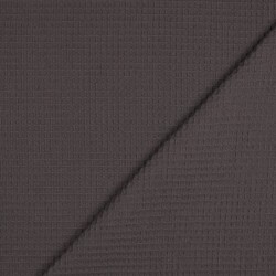 Piqué Waffle *Vera* 6mm-grigio scuro