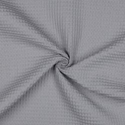 Piqué gaufré *Vera* 6mm- gris acier