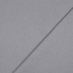Wafel piqué *Vera* 6mm- staalgrijs