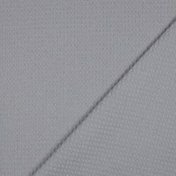 Waffle piqué *Vera* 6mm- gris acero