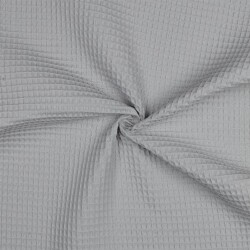 Piqué Waffle *Vera* 6mm-grigio chiaro