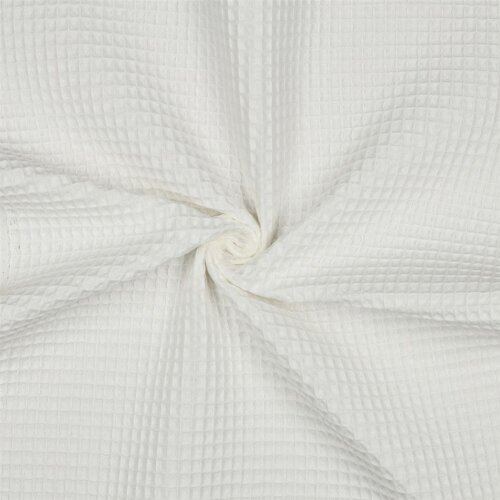 Wafel piqué *Vera* 6mm- crème