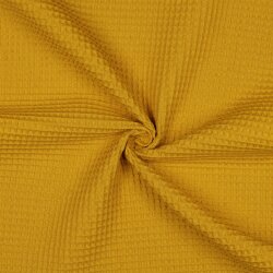 Waffle piqué *Vera* 6mm- corn yellow