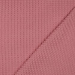 Gofre piqué *Vera* 6mm- rosa cuarzo