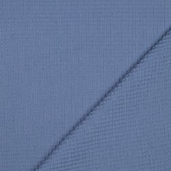 Waffle piqué *Vera* 6mm- light jean blue