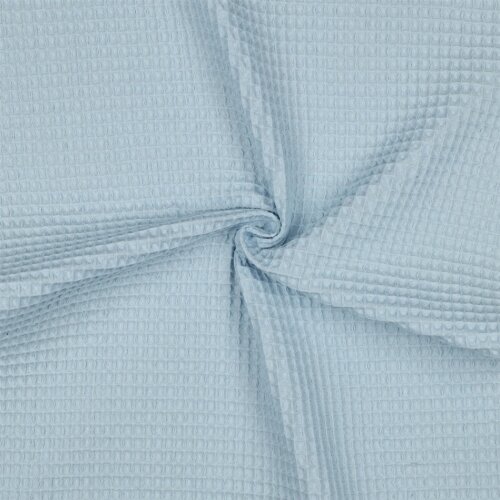 Waffle piqué *Vera* 6mm- baby blue