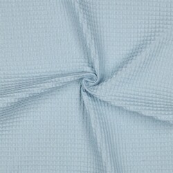 Piqué Waffle *Vera* 6 mm - blu baby