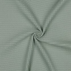 Piqué gaufré *Vera* 6mm- menthe