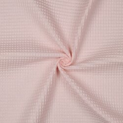 Piqué gaufré *Vera* 6mm- rose clair