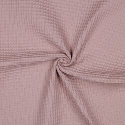 Piqué gaufré *Vera* 6mm- vieux rose