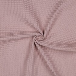 Waffle piqué *Vera* 6mm- rosa antico