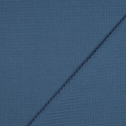Piqué gaufré *Vera* 6mm- bleu acier