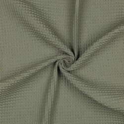 Piqué gaufré *Vera* 6mm- menthe foncée
