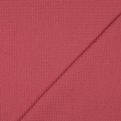 Wafel piqué *Vera* 6mm- antiek roze