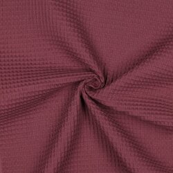 Piqué gaufré *Vera* 6mm- vieux violet