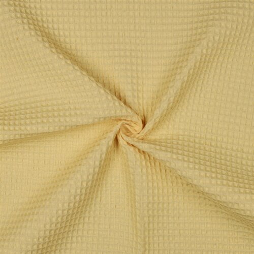 Piqué gaufré *Vera* 6mm- jaune doux