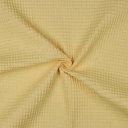 Piqué Waffle *Vera* 6mm- giallo tenue