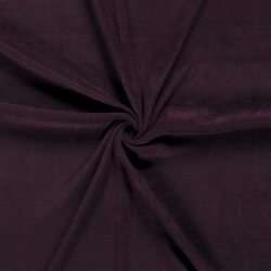 Antipilling Fleece *Marie* Uni - aronia (dark purple)