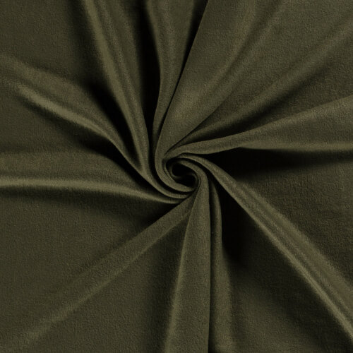 Antipilling Fleece *Marie* Uni - moosgrün
