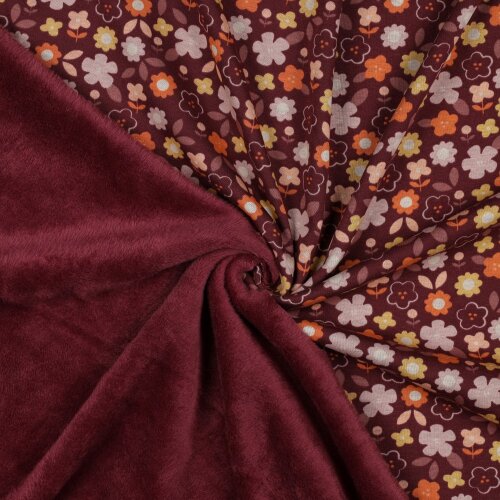 Polar alpino lluvia de flores - rojo vino