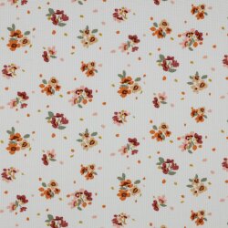 Wafeltrui kleine bloemen - wit