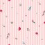 Popeline di cotone a fiori digitali CON righe