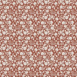 Fleurs en jersey Banbus - rouge foncé